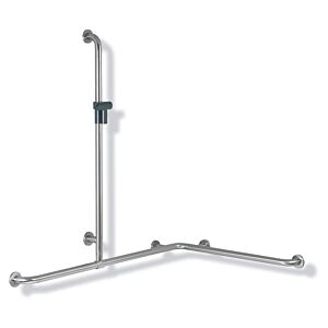 Hewi 805 main courante de douche / baignoire 805.35.32092 1250 x 1185 x 762 mm, support de douche anthracite