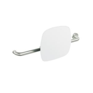 Hewi 805 dossier 805.51.926R98 Inox , poignée à droite, rosace à gauche, blanc signal