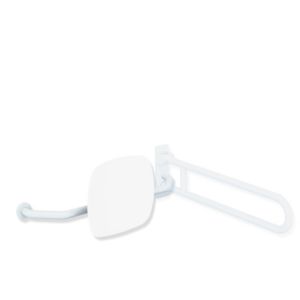 Hewi 801 dossier 801.51.9271L98 distance au mur 230mm, droite, dossier blanc signal, blanc signal