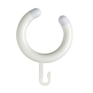 Hewi curtain rings 801.34.E0118 senfgelb , 5 pieces