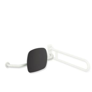 Hewi 801 Rückenstütze 801.51.9272L99 Wandabstand 230mm, rechts, Lehne anthrazitgrau, reinweiß