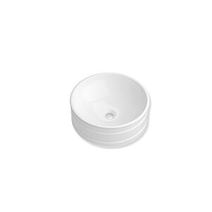 Hewi DUO Waschtisch 950.11.002TJ Ø 42,6 cm, glänzend, Aufsatz, einfarbig, ohne Hahnloch, ohne Überlauf, weiß