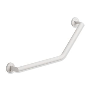 Hewi System 900 angulaire match0 900.22.33160DX version gauche, Inox laqué blanc mat profond, Inox chrome