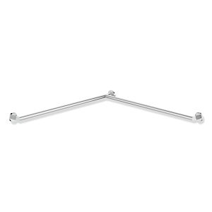 Hewi main courante de System 900 match0 900.35.13240 Inox chrome, 965 x 965 mm, version droite