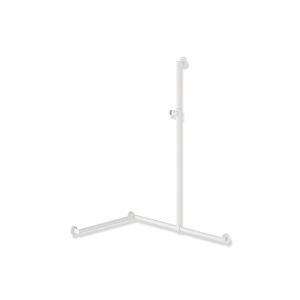 Hewi System 900 shower handrail 900.35.36360AS Stainless Steel powder-coated matt white, polyamide matt white, 1250mm