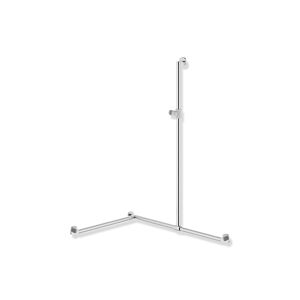 Hewi System 900 douche 900.35.363XA98 match2 Inox satinée, polyamide brillant blanc signal, 1250mm