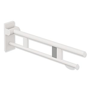 Hewi System 900 mobile support arm 900.50.41460DX projection 700 mm, Stainless Steel powder-coated white deep matt, right