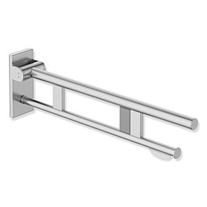 Hewi System 900 support rail 900.50.114XA projection 700 mm, Stainless Steel , right, WC paper holder / radio flush trigger