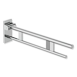 Hewi System 900 Bras de support mobile 900.50.42340 saillie 750 mm, Inox chrome, droite, gâchette radio