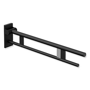 Hewi System 900 mobile support arm 900.50.42460DC projection 850 mm, Stainless Steel powder-coated black deep matt, right, flush release radio