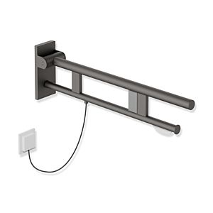 Hewi System 900 support arm 900.50.13060SC projection 700 mm, Stainless Steel powder-coated dark gray pearl mica deep matt, right