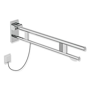 Hewi System 900 bras de support 900.50.13240 de projection 850 mm, Inox chrome, droite