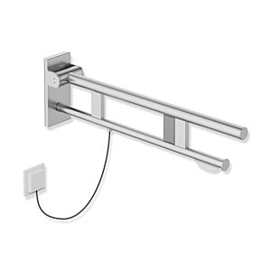 Hewi System 900 support rail 900.50.138XA projection 700 mm, Stainless Steel ground matt, right