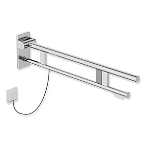 Hewi System 900 bras de support 900.50.14040 de projection 850 mm, Inox chrome, droite