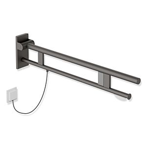 Hewi System 900 bras support de projection 900.50.14160SC 900 mm, Inox poudre revêtue de mica perlé gris foncé mat profond, droit