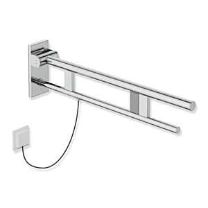 Hewi System 900 bras de support 900.50.14740 de projection 750 mm, Inox chrome, à droite, la version E-ras