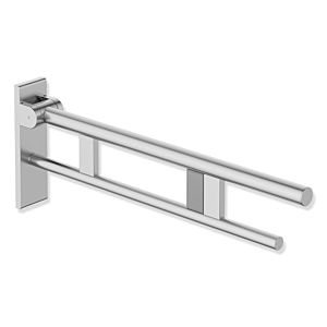 Hewi System 900 support rail 900.50.179XA projection 700 mm, Stainless Steel ground matt, right, radio flush actuation