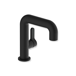 Hewi AQ111 washbasin tap AQ1.12M11160DC without drain fitting, powder-coated, deep matte black