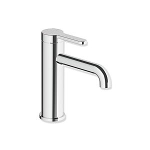 Hewi AQ477 single-lever basin mixer tap AQ1.12M11240 projection 130 mm, without waste fitting, chrome-plated
