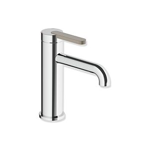 Robinet mitigeur de lavabo Hewi AQ477 AQ1.12M1134086 sans bonde, chromé, poignée couleur sable