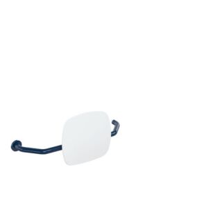 Hewi 801 backrest 801.51.9271L50 distance to wall 230mm, right, backrest signal white, steel blue