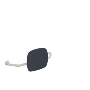 Hewi 801 backrest 801.51.9272L97 distance to wall 230mm, right, backrest anthracite grey, light grey