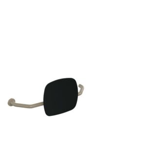 Hewi 801 backrest 801.51.9273L86 distance to wall 230mm, right, backrest jet black, sand