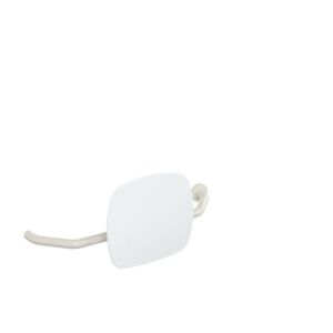 Hewi 801 dossier 801.51.9271R99 distance au mur 230mm, droite, dossier blanc signal, blanc pur
