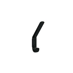 Hewi 477 coat hook 477.90.07190 height: 165mm, deep black, with spacer