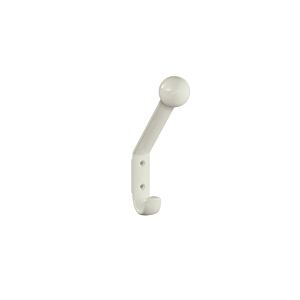 Hewi 477 coat hook 477.90.08199 with ball and spacer, pure white