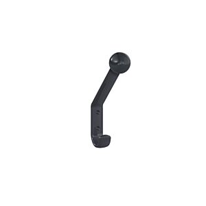 Hewi 477 coat hook 477.90.08092 anthracite gray, with ball