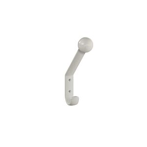 Hewi 477 coat hook 477.90.08097 light gray, with ball