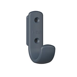 Hewi 477 Garderobenhaken 477.90B06192 72x22x47mm, mit Distanzstück 62mm, matt, anthrazitgrau