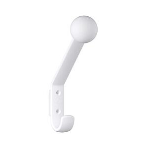 Hewi 477 coat hook 477.90B08198 172x22x116mm, with spacer 131mm, matt, signal white