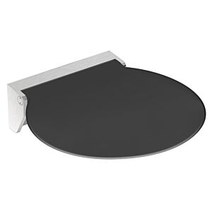 Hewi R380 siège rabattable 950.51.220XA92 380 x 405 x 107 mm, surface d&#39;assise gris anthracite, poncé mat