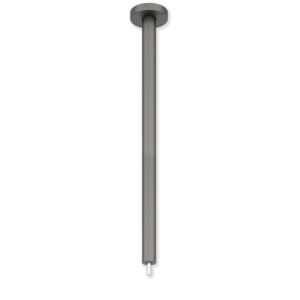 Hewi System 900 suspension au plafond 900.34.00260SC A = 500 mm, Inox revêtement par poudre gris foncé, perle mica profond mat