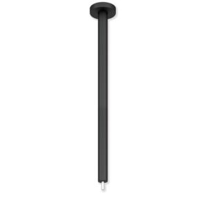 Hewi System 900 suspension de plafond 900.34.00260DC A = 500 mm, Inox revêtement par poudre noir mat profond