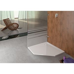 Hoesch Muna Hoesch douche Muna Hoesch minérale 4219xA.010 90 x 90 x 3 cm, blanc, en Solique