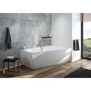 Hoesch iSENSI bath 3961.010 180x120cm, right, white, 275 l, overflow filling, white