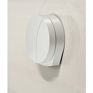 Hoesch drain/overflow fitting 6969.310 with filling function, long, white