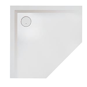 Hoesch Muna mineral Hoesch Muna shower tray 4219.715 90 x 90 x 3 cm, slate gray, made of Solique, non-slip