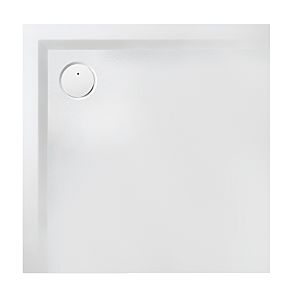 Hoesch Muna receveur de douche en fonte minérale 4157.730 80 x 80 x 3 cm, gris pierre, antidérapant