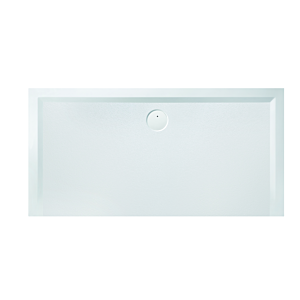 Hoesch Muna Hoesch douche en Muna minérale 4192.715 130 x 100 x 3 cm, gris ardoise, en Solique, antidérapant