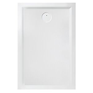 Hoesch Muna S mineral cast shower tray 4261.013 110 x 90 x 3 cm, matt white, Solique, anti-slip
