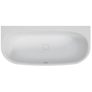 Hoesch iSENSI baignoire pré-murale 3975.010 160x75cm, blanc , 130 l
