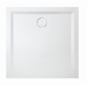 Hoesch Muna Mineralguss-Duschwanne 4221xA747 70x70x3cm, Telegrau, Material  Solique