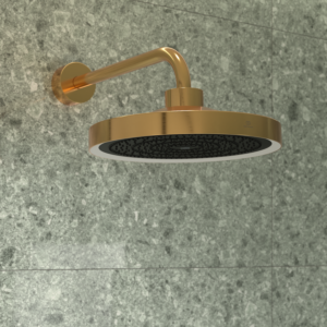Ideal Standard Solos 3-Funktions-Kopfbrause A7890A2 Ø 33 cm, LED-Leuchtring, Brushed Gold