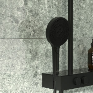 Ideal Standard Solos 3-function hand shower A7896XG Ø 13 cm, Silk Black