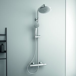 Ideal Standard Idealrain Duschsystem A7208AA verchromt, mit CeraTherm T25 Brausethermostat