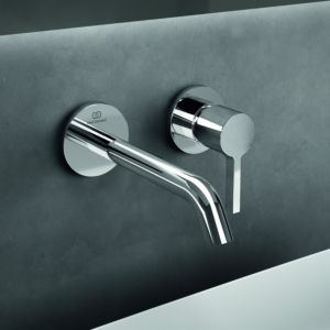 Ideal Standard Joy Fertigmontageset A7378AA für Wand-Waschtischarmatur, Auslauf 180 mm, verchromt